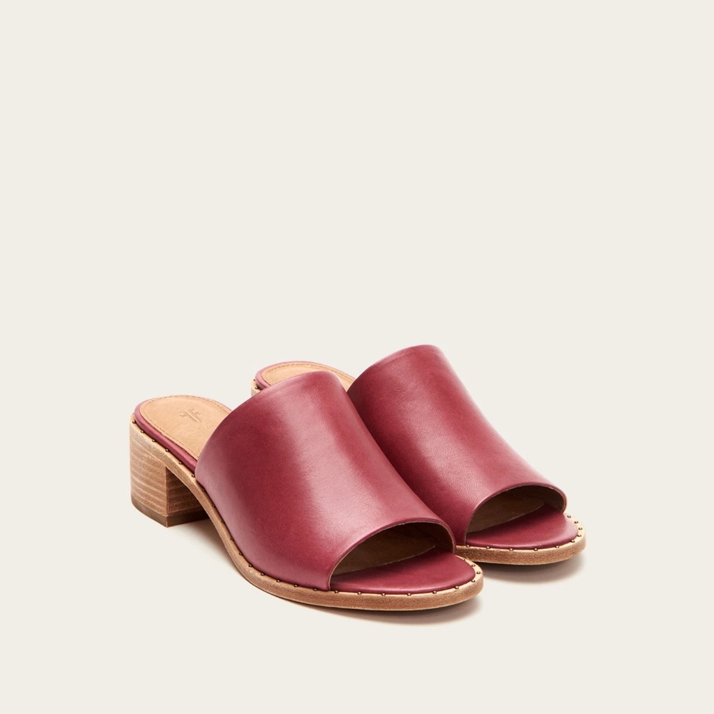 Frye Cindy Mule in Berry, US 7.5